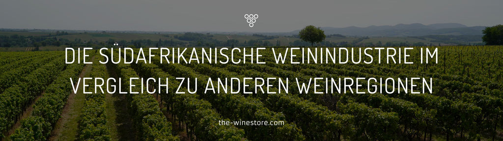 Die südafrikanische Weinindustrie im Vergleich zu anderen Weinregionen