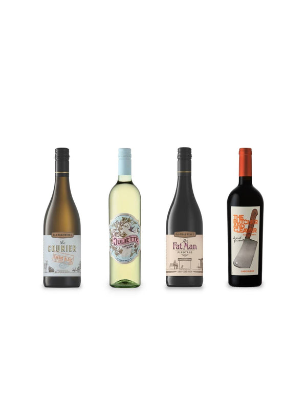 Online proeven met Old Road Wine Co. (4er Paket)