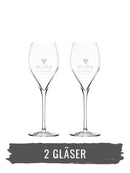 Max & Moritz Schaumwein Glas