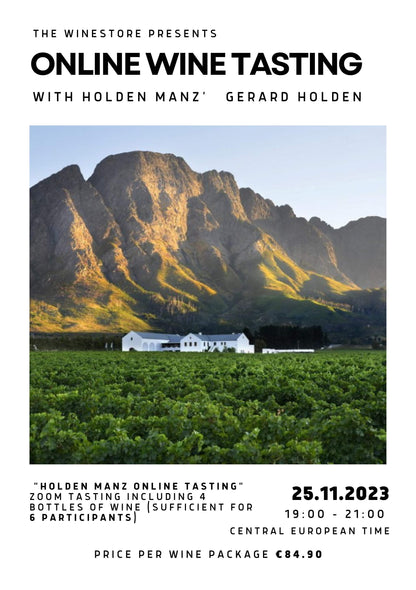 Online Wine Tasting Holden Manz
