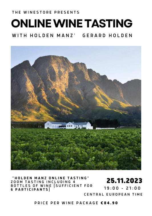 Online Wine Tasting Holden Manz