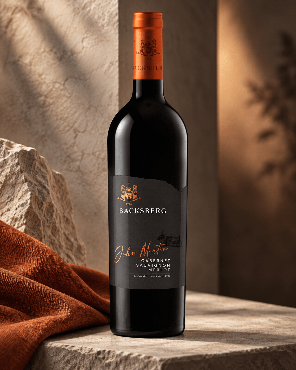 John Martin Cabernet Sauvignon Merlot 2023 - Backsberg Family Wines | The WineStore in Europe DE