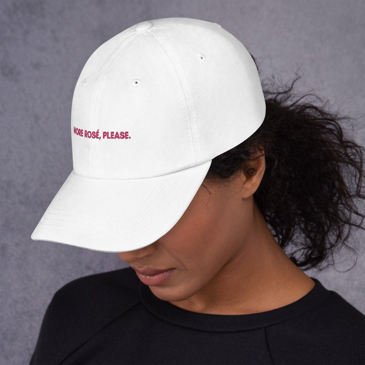 "MORE ROSÉ, PLEASE." BASEBALL CAP - WineStore | The WineStore in Europe DE