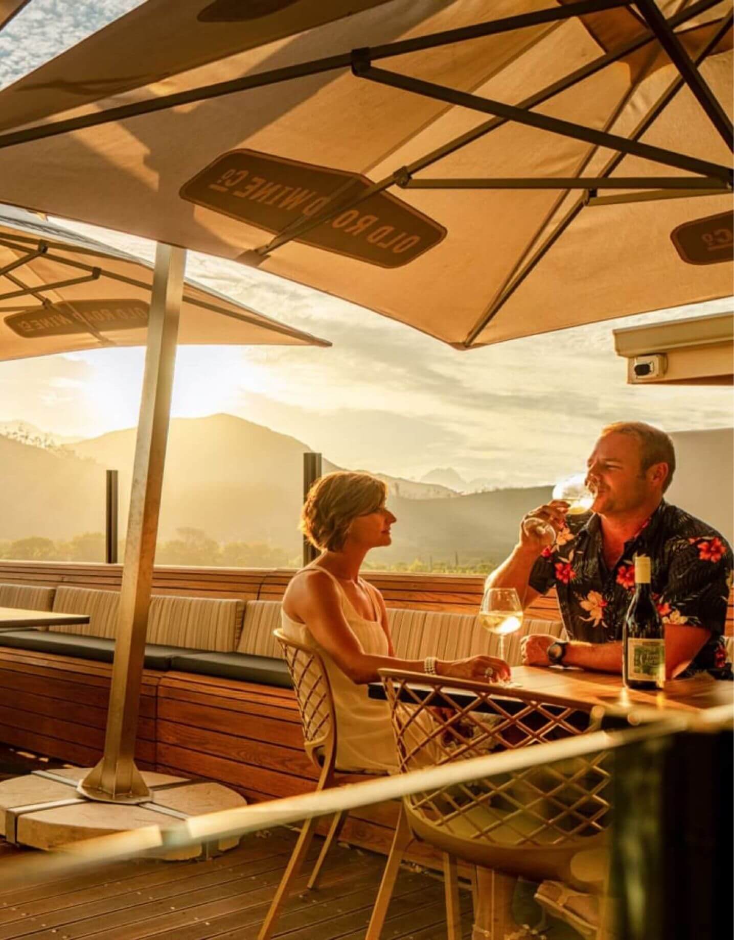 Old Road Wine Company Weingut Terrasse