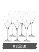 Max & Moritz sparkling wine glass